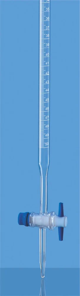 Borosil 2130 Burettes, With PTFE stopcock, Class B – Borosil