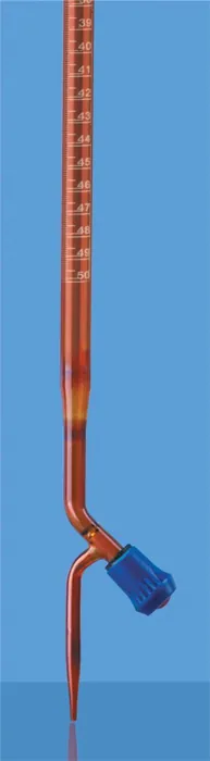 Borosil 2132 Burettes, With Boroflo stopcock, Class B, Amber – Borosil