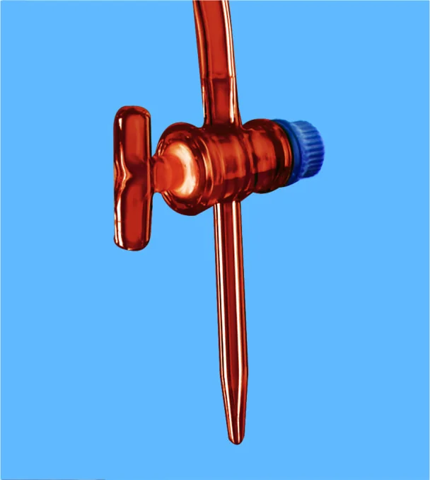 Borosil 2150A AutoBurettes, With Glass stopcock, Class B, Amber – Borosil