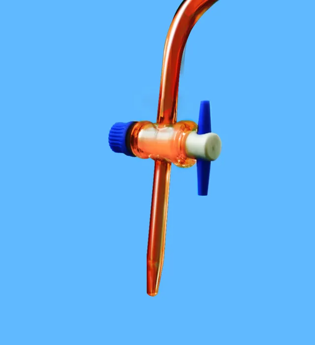 Borosil 2154A AutoBurettes, With PTFE stopcock, Class B, Amber – Borosil