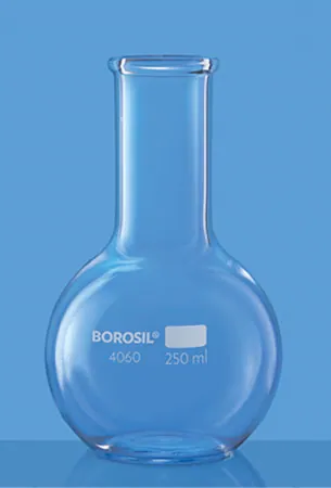 Borosil 4060 Flat Bottom Flask, Narrow Mouth – Borosil