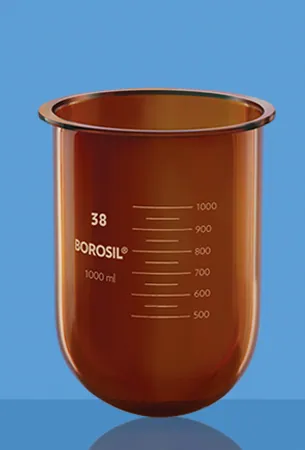 Borosil 4267 Dissolution E-Flask, Amber, USP, With Certificate – Borosil