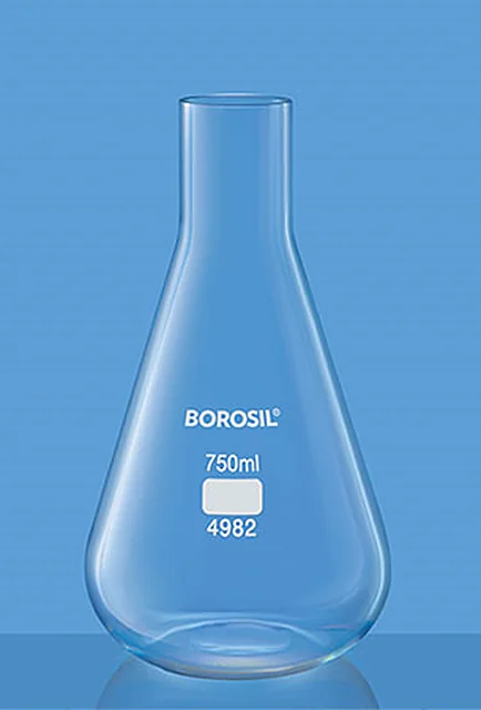 Borosil 4982 Erlenmeyer (Conical) Flask, Without Rim – Borosil
