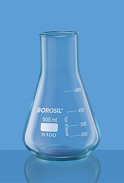 Borosil 5100 Erlenmeyer (Conical) Flask, Wide Mouth – Borosil