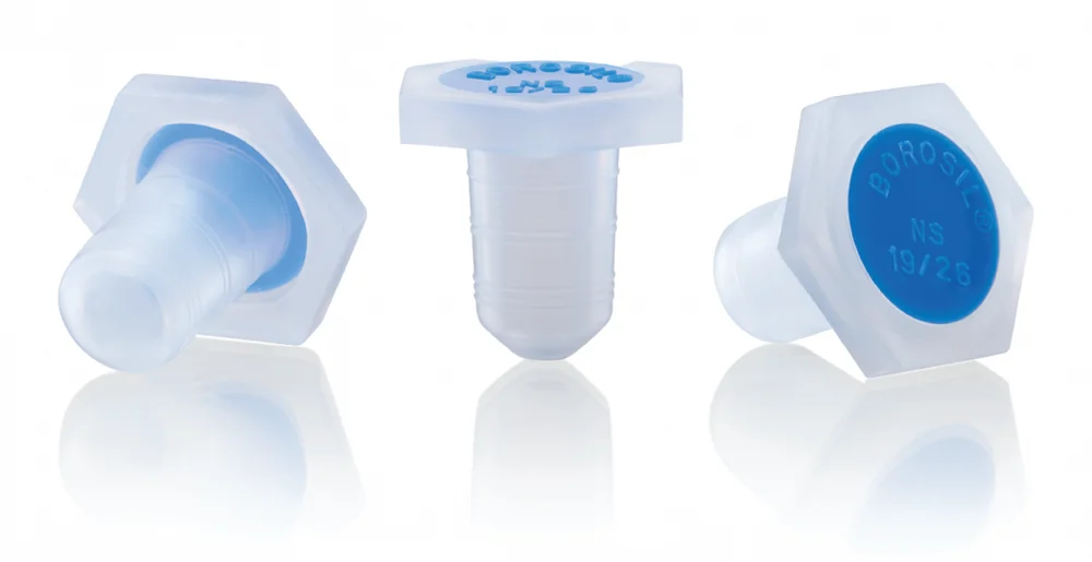 Borosil 8300 Polypropylene (PP) Stoppers, ISO Standard, Flat Head – Borosil