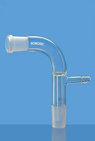 Borosil 8830 Receiver Bent Adapter With Vacuum Connection – Borosil