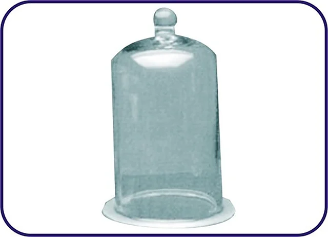 Bell Jars With Knob & Ground RIM (Closed AT TOP) – Polylab