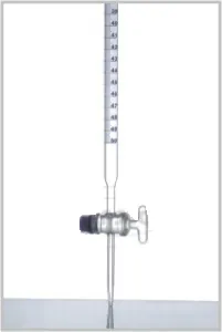 Burette with Straight Bore Glass Key Stopcock – Polylab