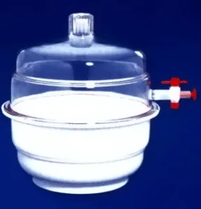 DESICCATOR (VACUUM) PP/PC 380 mm – Polylab