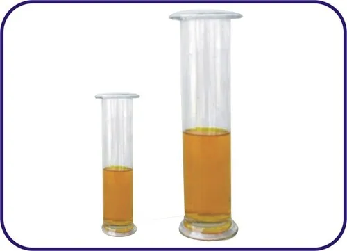 Gas Jars With Ground Flang and Foot Without LID – Polylab
