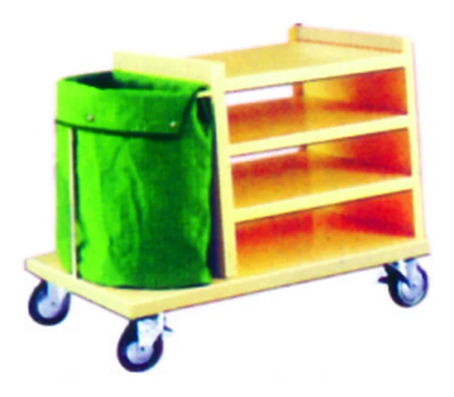Linen Trolley With Shelves – Polylab