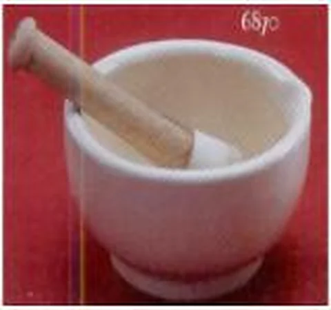 Mortar & Pestle, Porcelain – Polylab