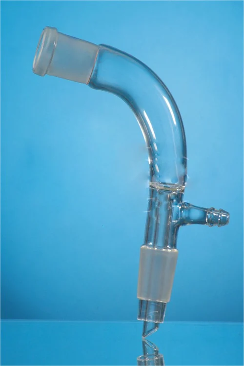 Receiver Adapters, Bend, with Vacuum connection – Polylab