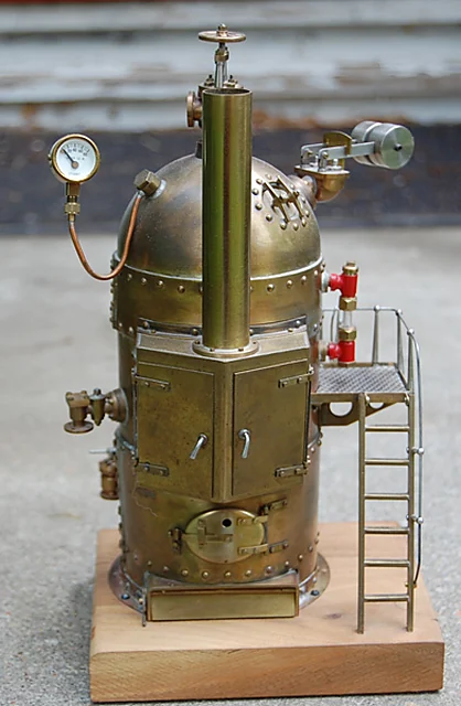 Steam Engine Model With A Boiler – Polylab